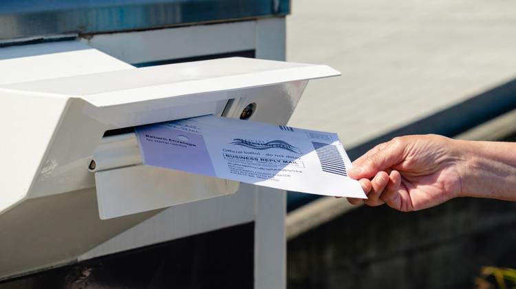 Cindy Shebley/Flickr Voting in the 2020 Election
