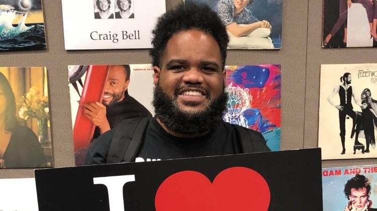 Richard "Sleepy" Floyd in the WFYI Small Studio Richard “Sleepy” Floyd / Indy Jazz Fest 2021