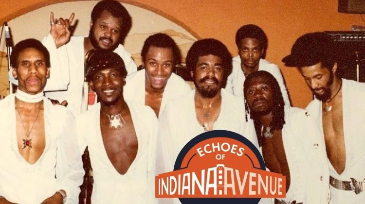 Indianapolis band Rapture poses for a photo. Soul Legend Lonnie Williams