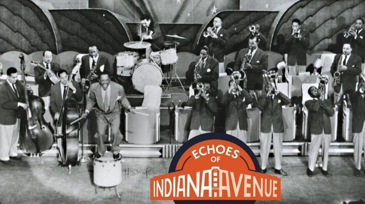 Jimmy Wormick performs on stage alongside the Lionel Hampton Orchestra. Naptown Legends: Jimmy Wormick