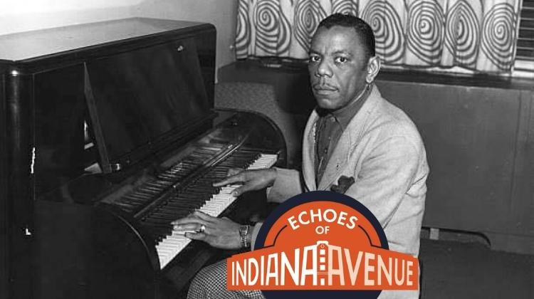 Champion Jack Dupree at a piano. The Naptown Roots of Champion Jack Dupree