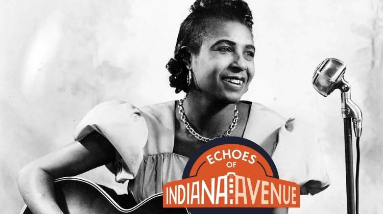 Memphis Minnie performs with her guitar Blues Women of the Avenue