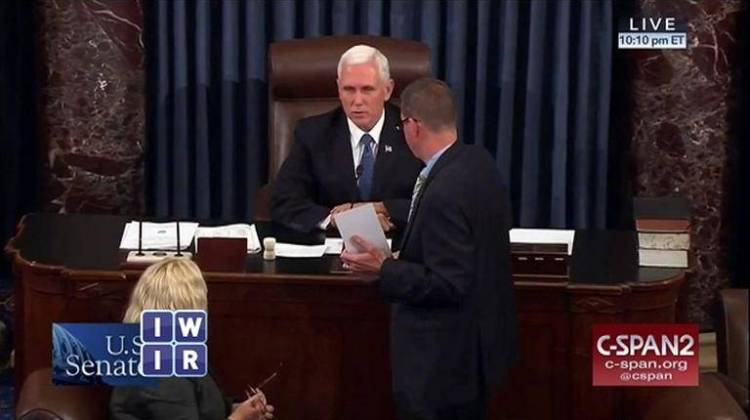 Vice President Pence Breaks Another Tie - October 27, 2017