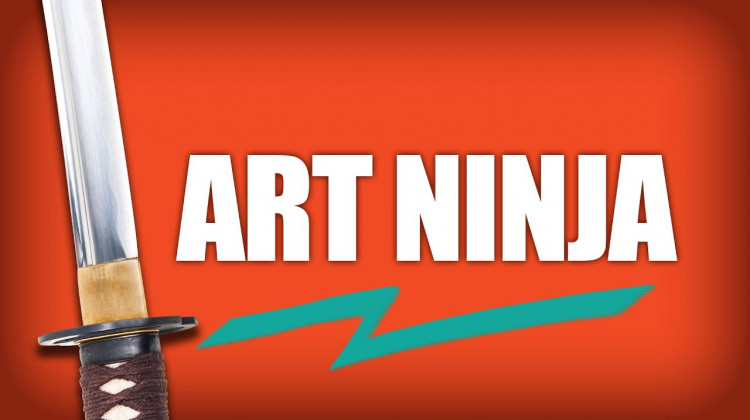 Art Ninja: Warrior Meets Paint | Abstract Painting Project
