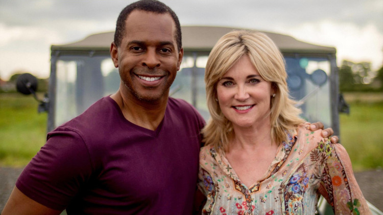 Andi Peters and Anthea Turner
