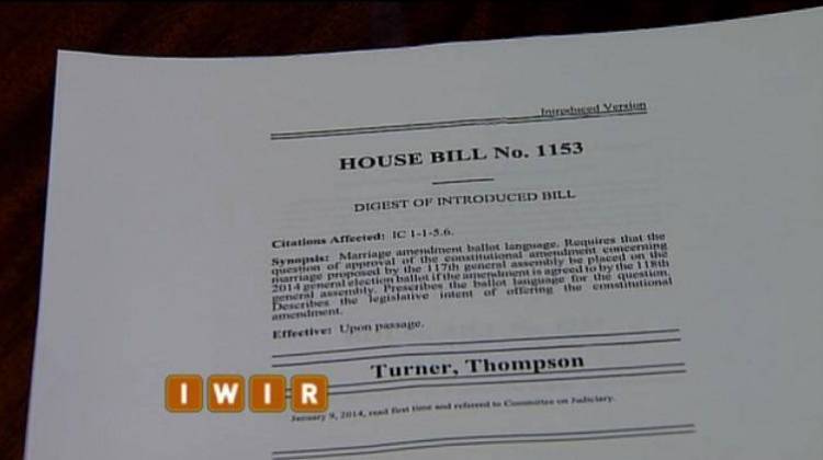 Marriage Amendment - January 10, 2014