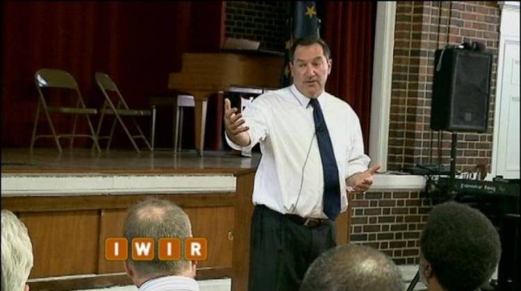 Senator Joe Donnelly Visits Indianapolis - May 30, 2014